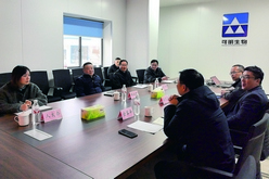 縣人大主任邵永明來可明生物調(diào)研